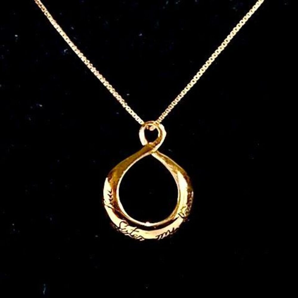 AON Rose Gold Vermeil “My Sister My Friend” Necklace